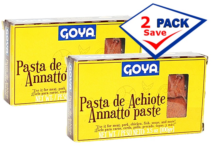 GOYA Annatto Paste 3.5 oz Pack of 2